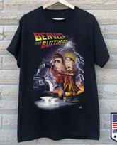 Atgal į ateitį Beavis ir Butthead Unisex pilno dydžio marškinėliai L